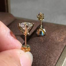 Jewelry, gold, Stud Earring, wedding earrings