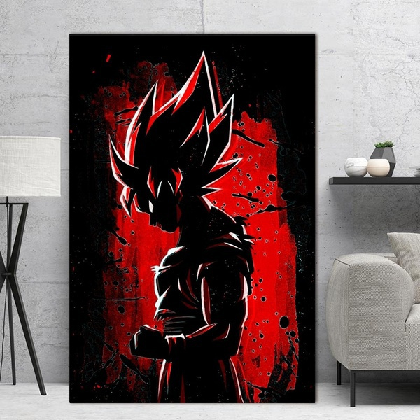 Unframed/1 Piece Abstract Drawing Art Dragon Ball Z Goku Anime Poster Cartoon Pictures Wall Painting for Home Decor | Wish Unframed/1 Piece Abstract Drawing Art Dragon Ball Z Goku Anime Poster Cartoon Pictures Wall Painting for Home Decor | Wish