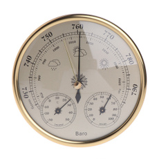 householdbarometer, wallmounted, barometer, Thermometer