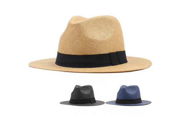 flat bill straw hat