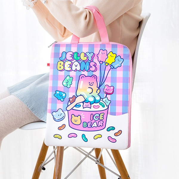 Travel Business Mini Laptop Bag 11 12 12.9 13.3inch Mac Case Kawaii Korea Women Zipper Bags Cute Girls Handbag