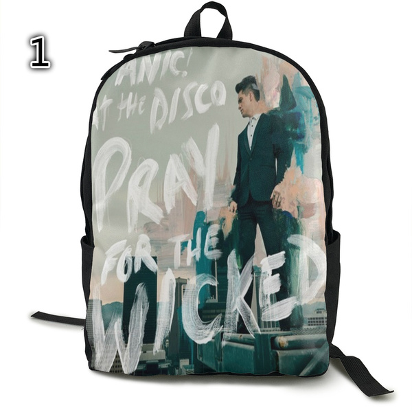 Panic At The Disco Pop band School Bag Backpack 5.5in 12.5in 16.5in