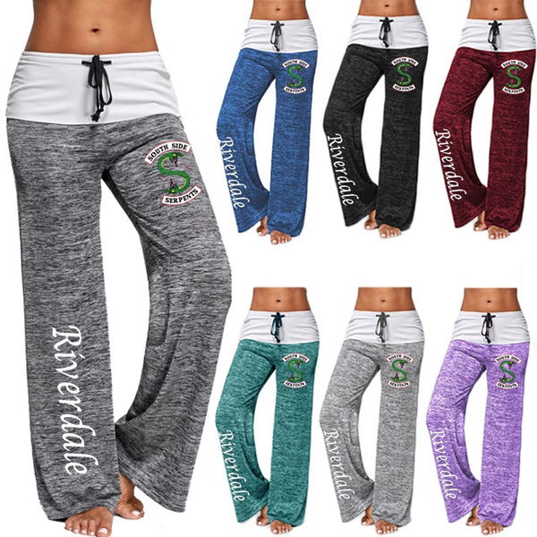 Riverdale Women Yoga Joggers Pants South Side Serpents Sweatpants French  Terry Soft Stretch Fitness Trousers