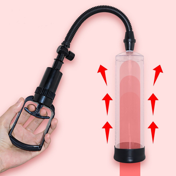 Vacuum Penis Pump Male Penis Enlargement Trainer Masturbator Pump