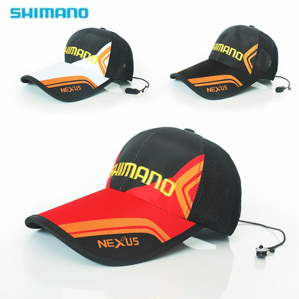 2020 New Shimano Sunshade Fishing Cap Outdoor Sport Baseball Fishermen Hat  Couple Summer Hiking Cycling Pesca Mesh Hat