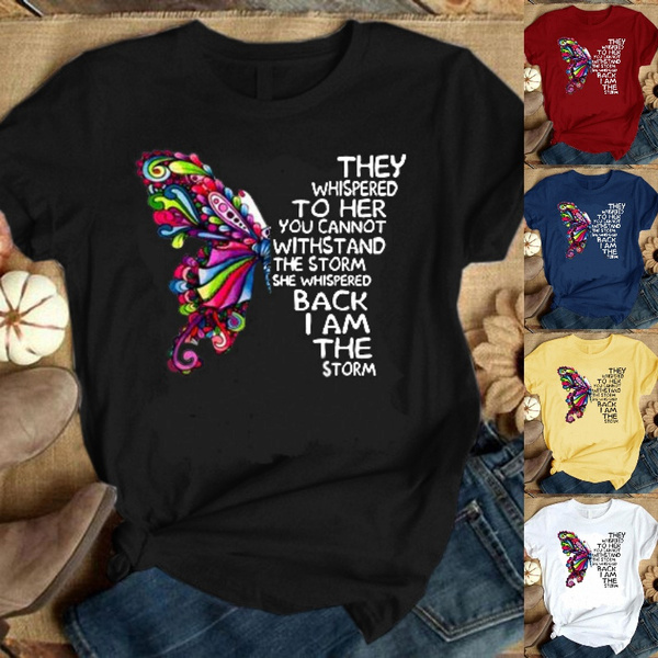 butterfly shirt plus size