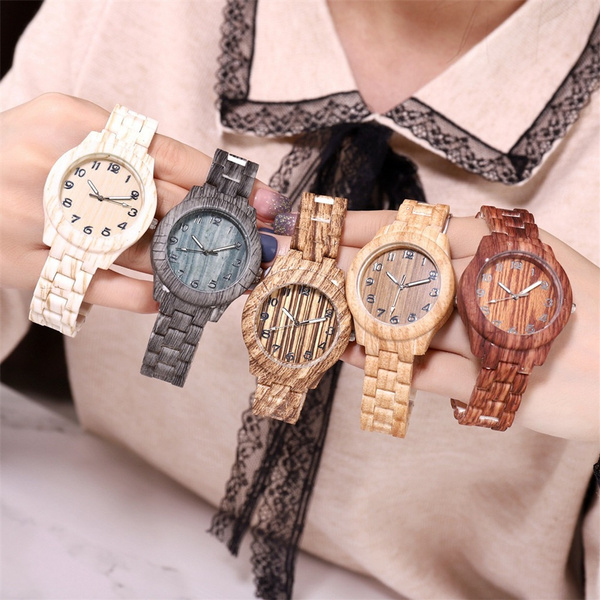 mens wood grain watches