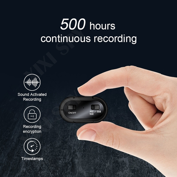 Mini Voice recorder Dictaphone audio sound activated digital record profession 