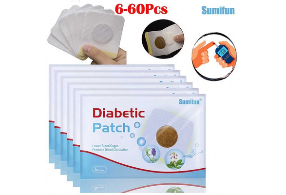 6PCS Diabetic Patch to Stabilizes Blood Sugar Level and Lower Blood Plaster  Hypoglycemic Patch 