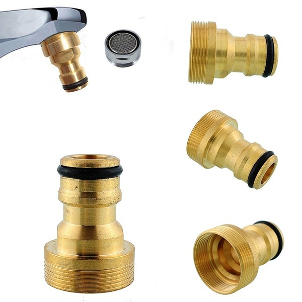 1pc Solid Brass Male Quick Connector Adaptor Garden Water Hose Pipe Tap Spray Nozzle Wish - Garden Hose Quick Connectors Solid Brass 1pc Solid Brass Male Quick Connector Adaptor Garden Water Hose Pipe Tap Spray Nozzle Wish - Garden Hose Quick Connectors Solid Brass