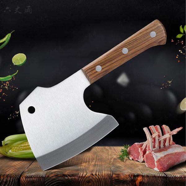 Professional Choper Axe Kitchen Knife Set Butcher Knife Sets Cleaver Chef  Knife Meat Cleaver Sharp Blade Slicer Stainless Steel Kitchen Knives  Kitchen
