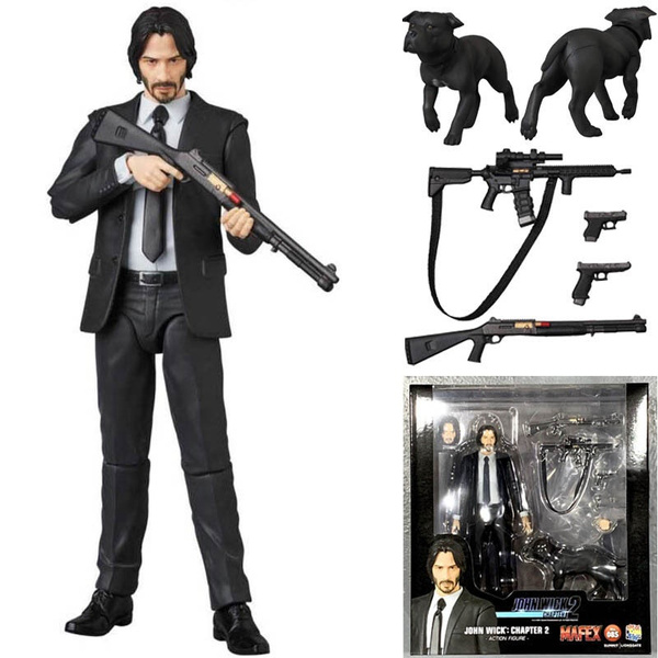 MAFEX 085 John Wick Chapter 2 Keanu Reeves PVC Action Figure