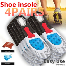 1/2/3/4 Pairs Women Men Gel Orthotic Sport Running Insoles Insert Shoe Pad Arch Support Heel Cushion