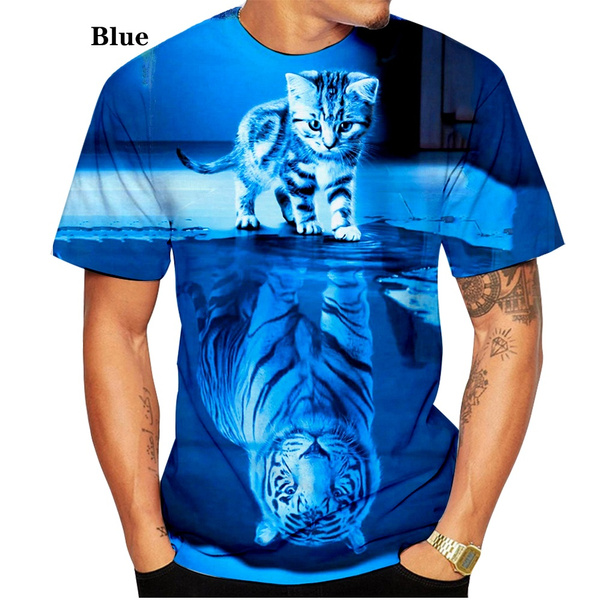 Tiger Shirt New T-shirt Summer Cool Shirts 