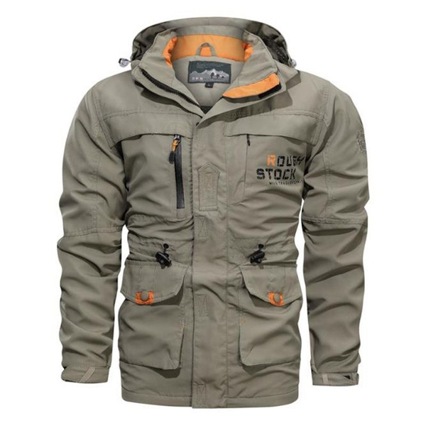 multi pocket waterproof jacket