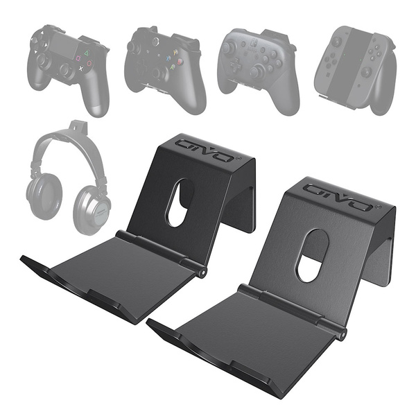  OIVO Controller Wall Mount Holder for PS3/PS4/PS5/Xbox 360/Xbox  One/S/X/Elite/Series S/Series X Controller, Pro Controller, Upgraded  Adjustable Wall Mount for Video Game Controller&Headphones- 4 Pack : Video  Games