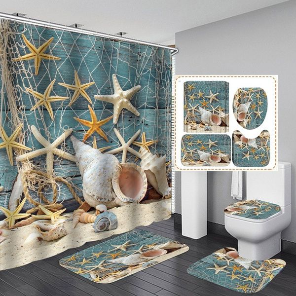 Decorative Starfish and Shells - Coastal Nautical Interior design  Accessories