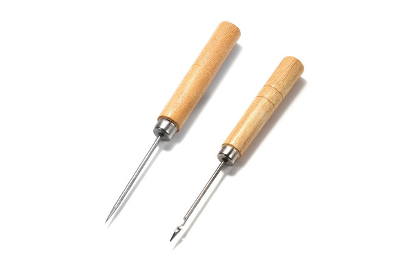 Set Awl Tool, Sewing Thread on Spool, Mannequin and Crochet Hook