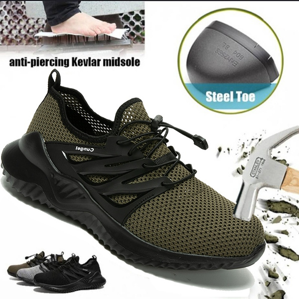 Steel Toe Shoes Kevlar Fiber 