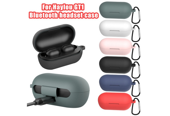 Soft Silicone Case for Haylou GT1/ GT1 Plus Bluetooth Earphone Headset  Simple Solid Color Protective Cover with Anti-lost Buckle（NOT FOR GT1 Pro  !） | Wish