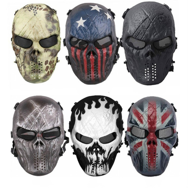 Tactical Airsoft Skull Mask Perfect Paintball Cs Survival - Temu