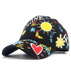 graffitihat, Summer, Adjustable Baseball Cap, Fashion