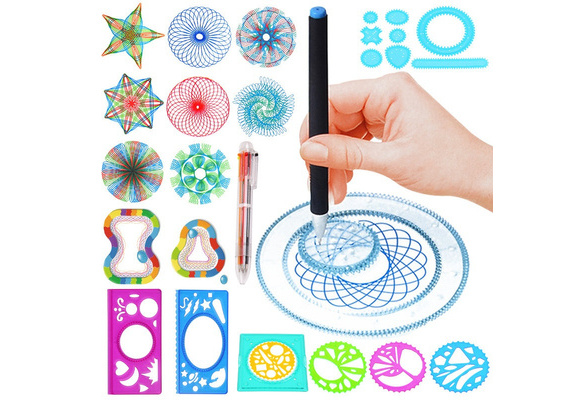 Nice 1Pc Spirograph Geometric Ruler Stencil Spiral Art Toy Stationery US 