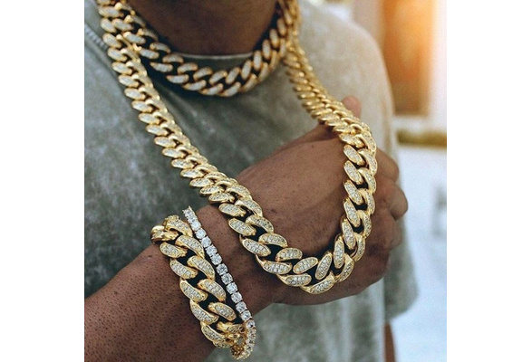 big chains with diamonds