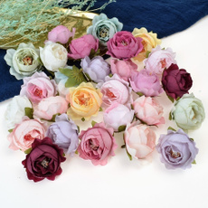 Head, Flowers, peony, Rose