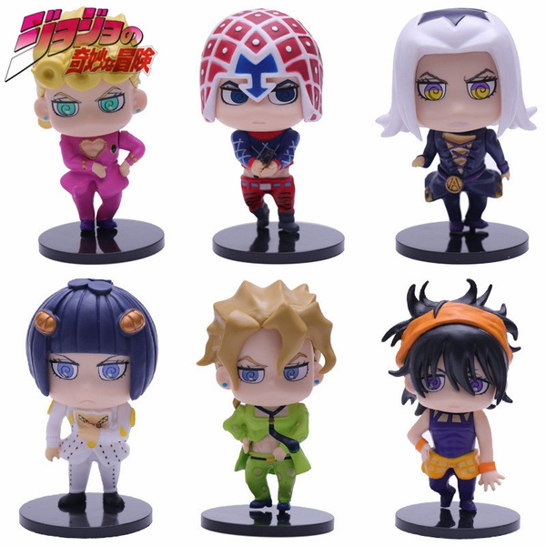 Jojo Anime Stand Figure Original Poses Guīdo Mista Giorno Giovanna Leone  Abbacchio Narancia Ghirga Kujo Jotaro Kira Yoshikage - Key Chains -  AliExpress