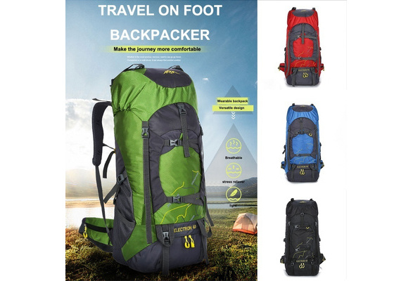 Nylon Outdoor Hiking Backpack Trekking Foldable Durable Climbling Rucksack 