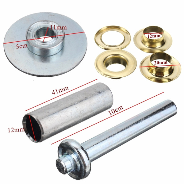 100Pcs Punch Grommets and Tarp Repair Kit Hole Eyelet Tarpaulin Awning