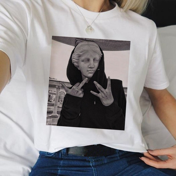 Funny Cartoon T Shirt Women Harajuku T 