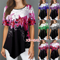 blouse, Tops & Blouses, Plus Size, Floral print
