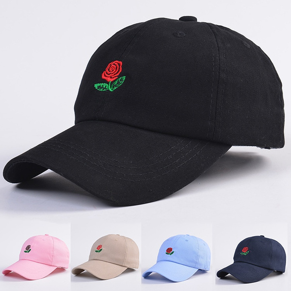 1pc Fashion The Hundreds Hat Rose Flower Baseball Caps Sports Hat Baseball Cap Hip Hop Caps Adjustable Snapback Caps Women Men Unisex Summer Outdoor