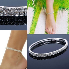 Crystal Bracelet, Anklets, Wedding Accessories, Simple