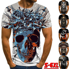 Funny T Shirt, printed, Sleeve, skull