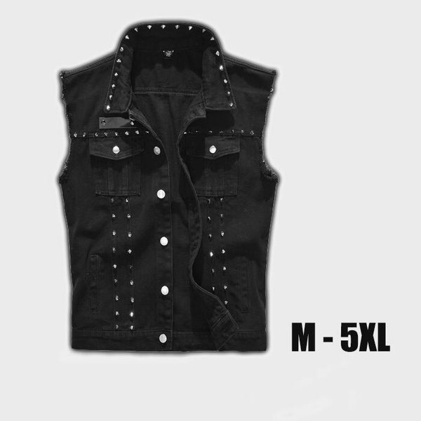 black rivet vest