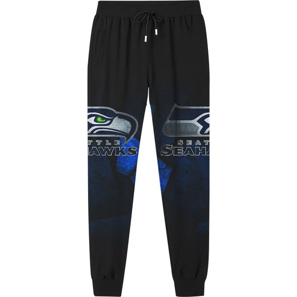 NFL Jersey New Fashion NFL Seattle Seahawks Pants for Men Women 3D Sweat  Pants