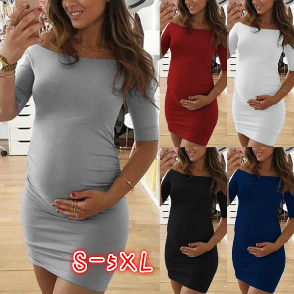 2020 NEW Fashion Pregnant Women Solid 