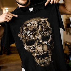Funny T Shirt, Cotton T Shirt, skull, Shirt