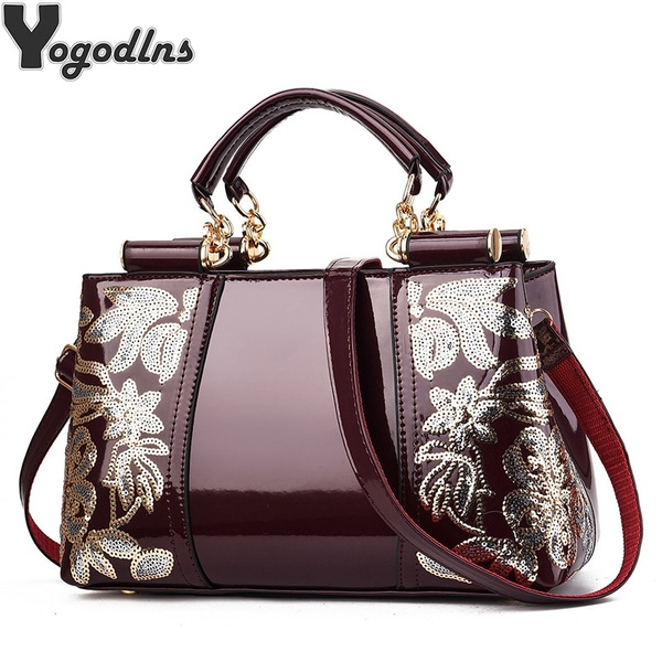 embroidered shoulder bolsa