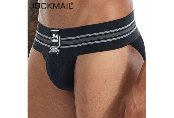 JOCKMAIL Men s Cotton Underwear elastic waist Wide Band Bulge Soft Underwear Underpants Briefs