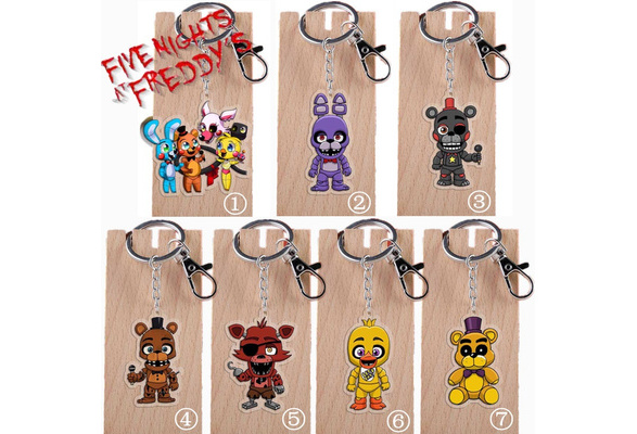 10 Styles Five Nights at Freddy's Plush Toys FNaF Anime Acrylic Key Chains  Freddy Chica Foxy Bonnie Mango Puppet Doll Cartoon Games 15cm