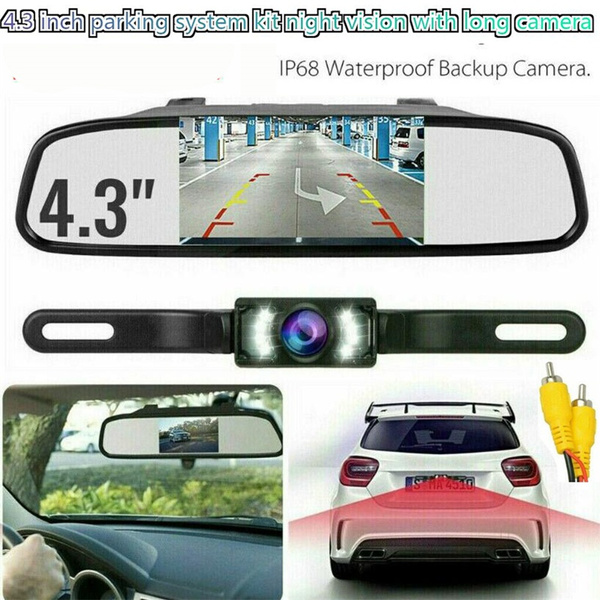 car rear mirror backup camera