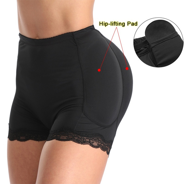 Women 4pcs-Pads Enhancers Fake Ass Hip Butt Lifter Shapers Control Panties  Padded Slimming Underwear Enhancer hip pads Pant