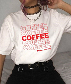 Coffee, Funny T Shirt, Cotton, Graphic T-Shirt