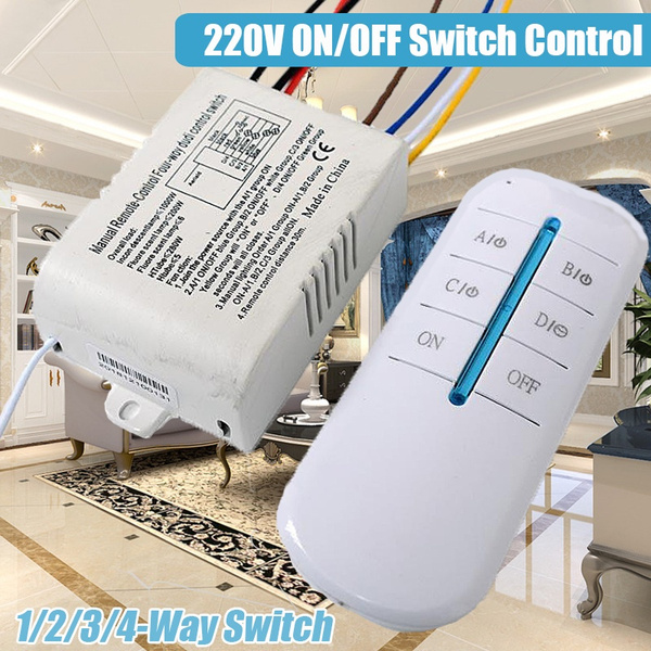 220v Wireless Digital Remote Control Switch 3 Way
