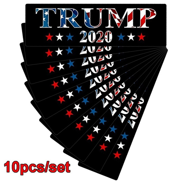 10Pcs/set Donald Trump Bumper Sticker 2020 Make Liberals Cry Again