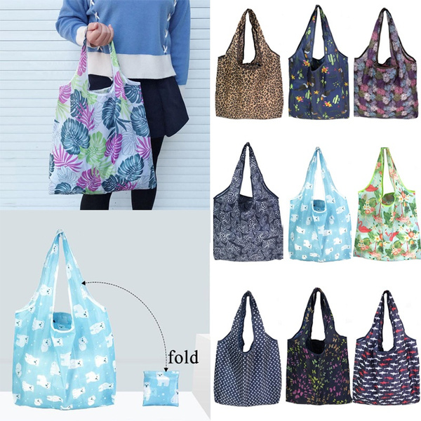 1Pc Reusable Eco Friendly Tote Bag Shopping Purses Women